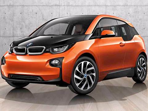 2015 BMW i3 orange & black