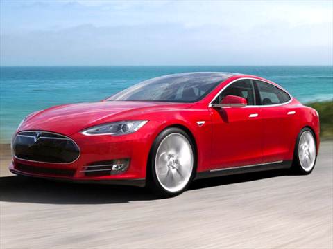 2016 Tesla Model S red